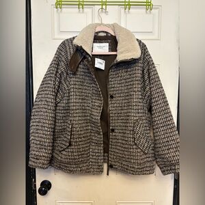 American Eagle Sherpa Bomber Jacket